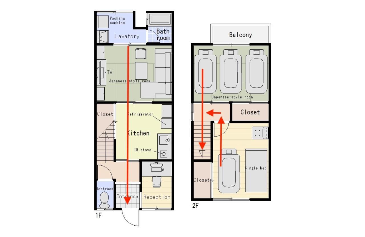 Guest House Wasso Киото Экстерьер фото